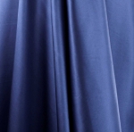 Jedwab naturalny satyna z lycrą ciemny granat