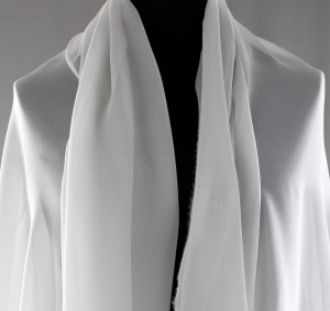 Jedwab naturalny żorżeta jasnoszara