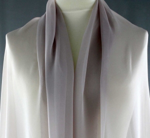 Jedwab naturalny żorżeta brudny róż