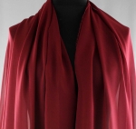 Jedwab naturalny żorżeta bordowa