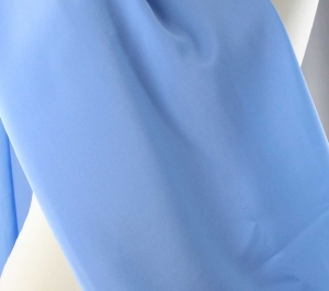 Jedwab naturalny krepa błękitna