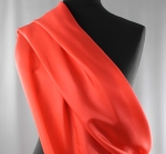 Jedwab naturalny habotai mandarynkowy