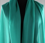 Jedwab naturalny żorżeta szmaragdowa