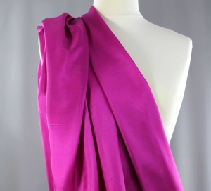 Jedwab naturalny habotai amarantowy