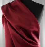 Jedwab naturalny habotai bordowy