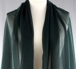 Jedwab naturalny żorżeta ciemnozielona