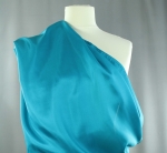 Jedwab naturalny habotai ciemny turkus