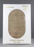 Jedwab naturalny szalik męski beżowy 145 x 15