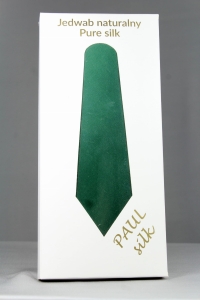 Krawat jedwabny cieniowany zielony nr 4