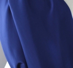 Jedwab naturalny krepa jasnogranatowa