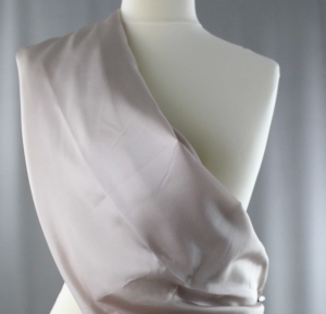 Jedwab naturalny habotai brudny róż